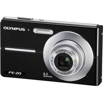Olympus FE-20 Digital Camera (Black)