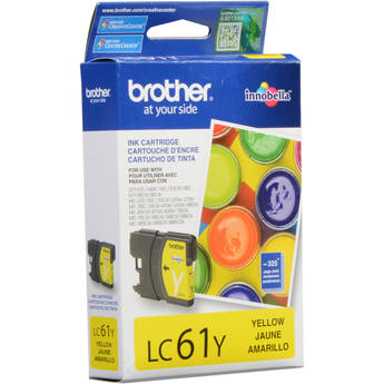 Brother LC61Y  Innobella Standard-Yield Yellow Ink Cartridge