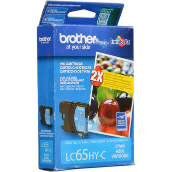 Brother LC65HYC  Innobella High-Yield Cyan Ink Cartridge