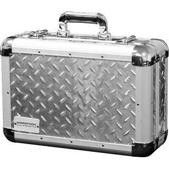 Marathon MA-ECD3 eLIGHT Road Case for CD's and Accessories (Silver-Diamond)