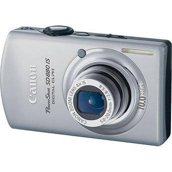 Canon PowerShot SD880 IS Digital ELPH Digital Camera (Silver)