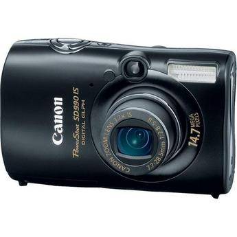 Canon PowerShot SD990 IS Digital ELPH Digital Camera (Black)