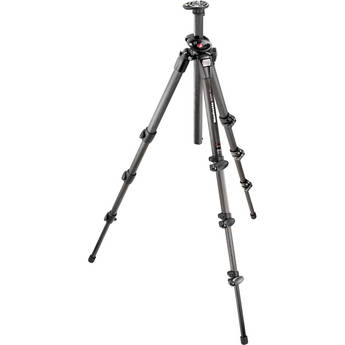 Manfrotto by Bogen Imaging 055CXPRO4 4-Section Carbon Fiber Tripod Legs (Black)
