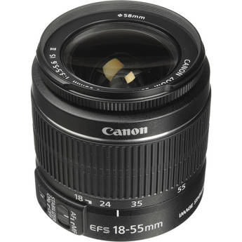 Canon EF-S - Lente Autofoco 18-55mm f/3.5-5.6 IS para C�meras Digitais SLR Selecionadas (Box Branco)