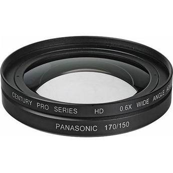 Century Precision Optics 0.6x Wide Angle Adapter Lens for Panasonic AG-HPX170/AG-HMC150
