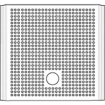 H. Wilson Side Perforated Panel with Grommet - 14.5 x 14.5"