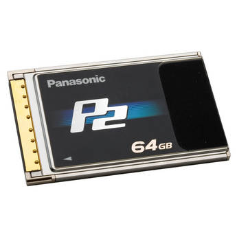 Panasonic AJ-P2C064AG 64GB P2 High Performance Card