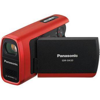 Panasonic 'DEMO' SDR-SW20 SD Waterproof Camcorder (Red)