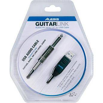 Alesis GuitarLink - 1/4" to USB Cable