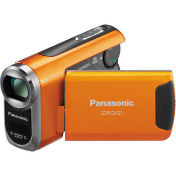 Panasonic SDR-SW21 Waterproof SD Card Camcorder (Orange)