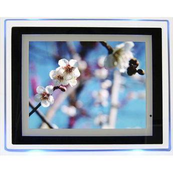Media Street 10.4" eMotion Digital Picture Frame (Electric Blue Border)