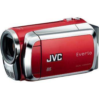 JVC Everio S GZ-MS120 Flash Memory Camcorder (Garnet Red)