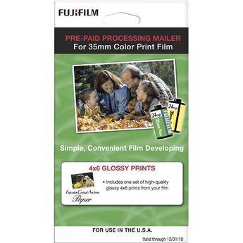 Fujifilm 35mm Color Negative Pre-Paid Mailer