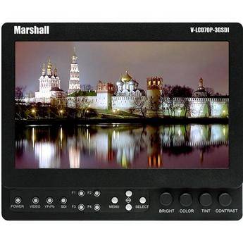 Marshall V-LCD70P-3GSDI-CM 7" LCD Field Monitor