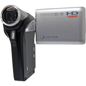 Aiptek Action-HD GVS 1080p HD Camcorder Silver/Black ACTIONHDGVS