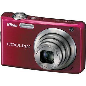 Nikon Coolpix S630 Digital Camera (Ruby Red)