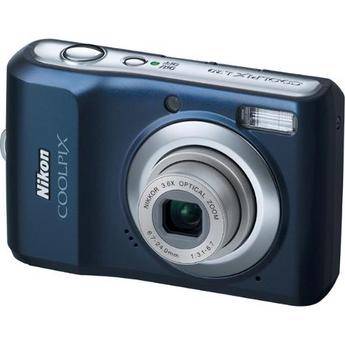 Nikon Coolpix L20 Digital Camera (Navy Blue)