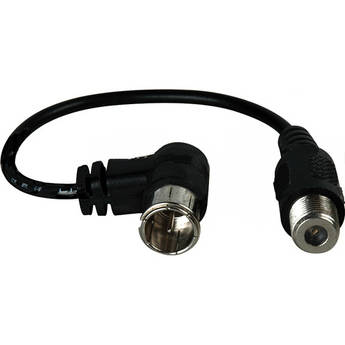 Delvcam RA F Plug to F Female 6" Cable