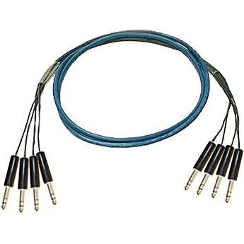 Whirlwind Medusa Multitrack Series Snake - 4 TRS Male Fan to 4 TRS Male Fan 10'
