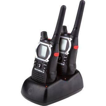 Motorola EM1000R Talkabout Two-Way Walkie-Talkie Radio (Rechargeable NiMH Battery) [Pair]