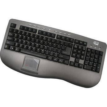 Adesso AKB-430UG Win Touch Pro Desktop Multimedia Touchpad Keyboard (Black, USB)