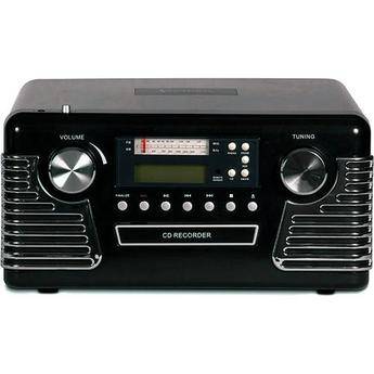 Grace Digital GDI-C2CDRW Victoria Retrowriter Vinyl and AUX to CD Recorder 