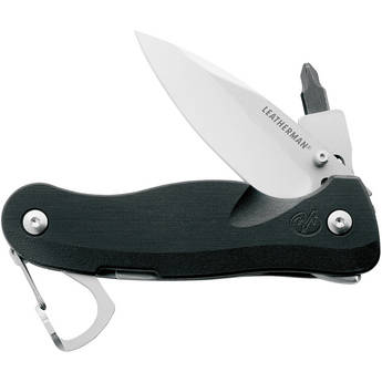 Leatherman C33B Crater Pocket Knife with Straight Blade,  and Clamshell Box