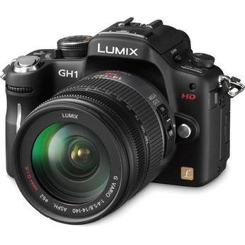 Panasonic C�mera Digital Lumix DMC-GH1 (Preta) com Lente de 14-140mm