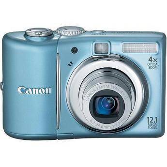 Canon PowerShot A1100 IS Digital Camera (Blue) with Basic Accessory Kit