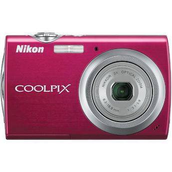 Nikon Coolpix S230 Digital Camera with Basic Accessory Kit (Gloss Red)