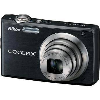 Nikon Coolpix S630 Digital Camera with Basic Accessory Kit (Jet Black)