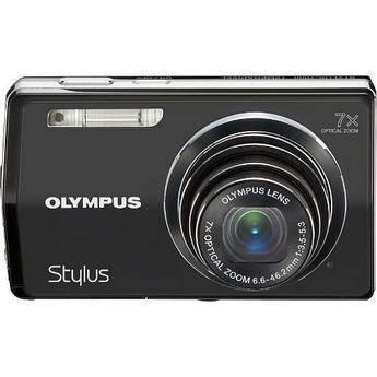 Olympus Stylus-7000 Digital Camera with Basic Accessory Kit (Black)