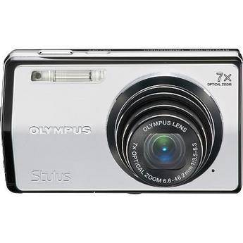 Olympus Stylus-7000 Digital Camera with Basic Accessory Kit (Silver)