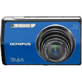Olympus C�mera Digital Stylus-7000 com Kit de Acess�rios Deluxe (Azul)
