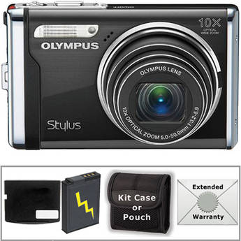 Olympus Stylus-9000 Digital Camera with Deluxe Accessory Kit (Black)