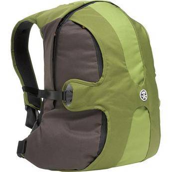 Crumpler The Beer Back Laptop Backpack (Gun Metal with Olive and Lime Green Accents)