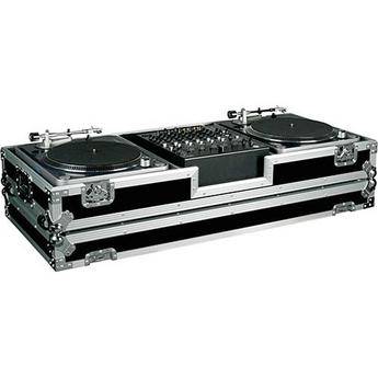 Marathon MA-DJ12W-BATTLE  Flight Ready Dual Turntable 12" Mixer Battle Style Coffin Case 