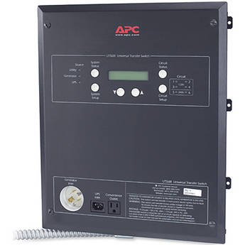 APC Universal Transfer Switch 10-Circuit 120/240V