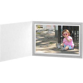B. Oshrin Portrait Folder (4 x 6" Light Gray, 25 Pack)