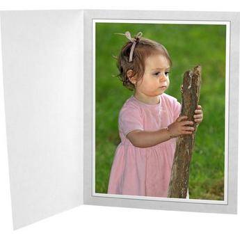 B. Oshrin Portrait Folder (8 x 10" Light Gray, 25 Pack)