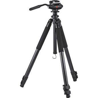 Leica Trica 1 3-Section Carbon Fiber Tripod w/ DH1 Fluid Head 42223