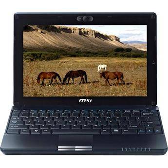 MSI Wind U123 Netbook Computer (Blue)