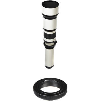 Bower 650-1300mm f/8-16 Manual Focus Lens for Canon EOS