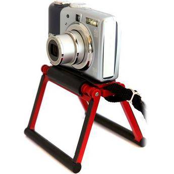 Gary Fong Flip Cage Tabletop Tripod for Compact Cameras (California Poppy Red)
