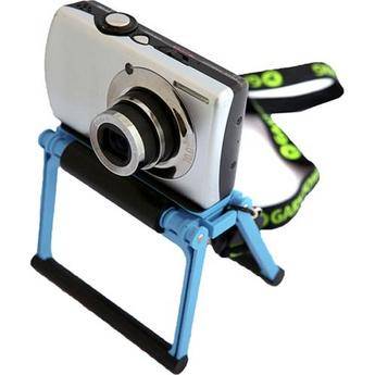 Gary Fong Flip Cage Tabletop Tripod for Compact Cameras (Blueberry Blue)