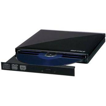 Buffalo MediaStation 8x Ultra-Slim Portable DVD Writer (Black)