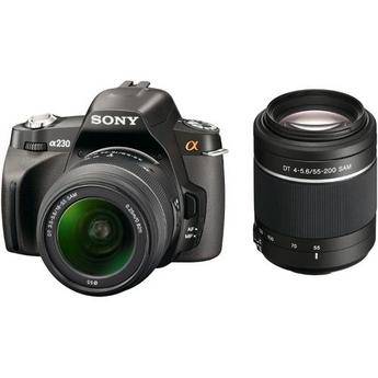 Sony Alpha A230 Digital SLR with 18-55mm & 55-200mm Lens