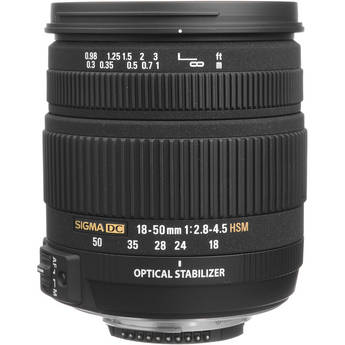 Sigma 18-50mm f/2.8-4.5 DC OS  HSM Zoom For Nikon D-SLRs