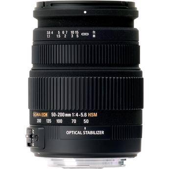 Sigma 50-200mm f/4-5.6 DC OS HSM High Performance Telephoto Zoom  Fpr Pentax Cameras
