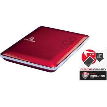 Iomega 500GB eGo Portable  Hard Drive (Ruby Red)